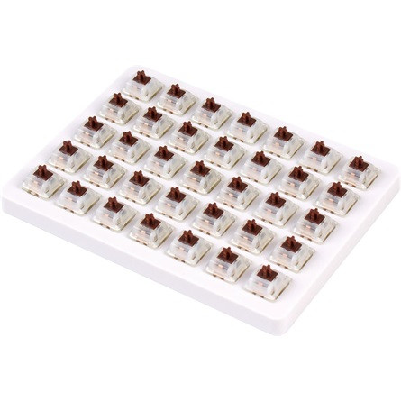 Keychron Gateron Cap Milky Brown switch set (35db)