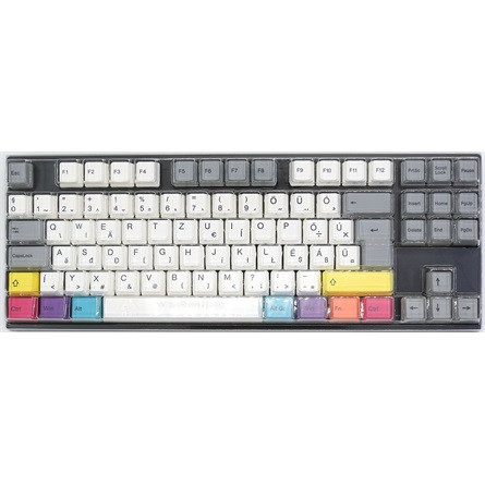 Varmilo VEA88 CMYK USB magyar gaming Cherry MX Brown mechanikus billentyűzet