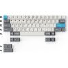 Keychron Double Shot Cherry PBT angol billentyűkészlet szürke-fehér-kék