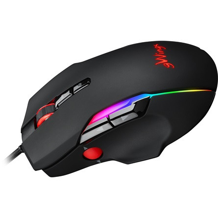 gWings GW-9200m optikai USB gaming egér fekete