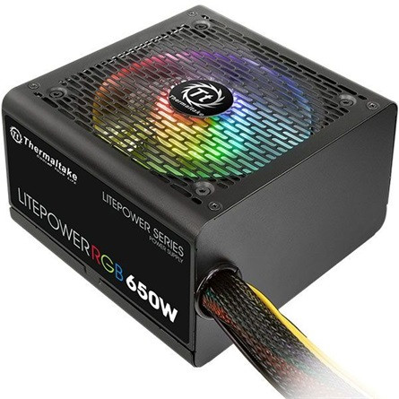 Thermaltake Litepower RGB ATX gaming tápegység 650W BOX