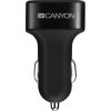 Canyon CNE-CCA06B Triple Mini univerzális autós töltő adapter fekete