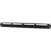 Gembird 24 portos Cat.5e 1U 19" RJ45 Patch Panel