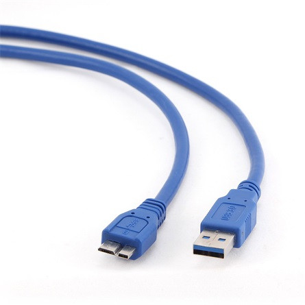 Gembird USB-A 3.0 -> USB-B 3.0 micro M/M adatkábel 1.8m fekete