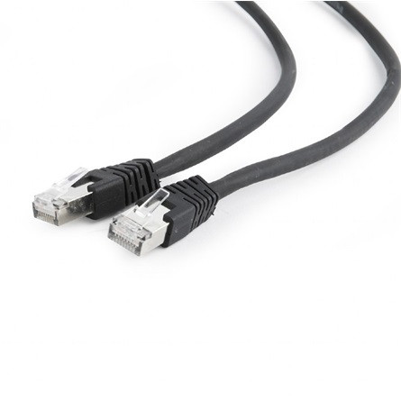 Gembird RJ45 CAT6A S/FTP - RJ45 CAT6A SFTP M/M adatkábel 2m fekete LSZH