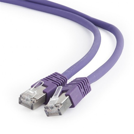 Gembird RJ45 CAT6A S/FTP - RJ45 CAT6A S/FTP M/M adatkábel 5m lila LSZH