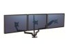 FELLOWES arm for 3 monitors horizontally