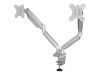 FELLOWES Platinum Dual Monitor Arm Grey