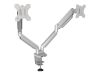 FELLOWES Platinum Dual Monitor Arm Grey