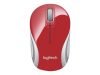 LOGI Wireless Mini Mouse M187 Red