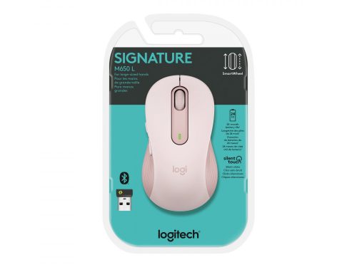 LOGI M650 L Wireless Mouse ROSE EMEA