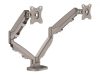 FELLOWES EPPA DUAL MONITOR ARM - SILVER