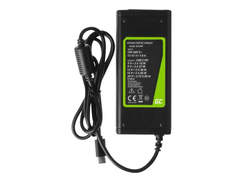 GREEN CELL charger for notebooks 65W