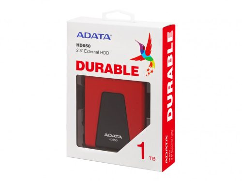 ADATA HD650 1TB USB3.1 RED ext. 2.5in