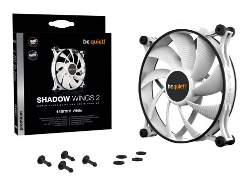 BE QUIET Shadow Wings 2 White 140mm PWM