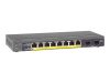 NETGEAR 8x Gigabit SmartSwitch PoE 2xSFP