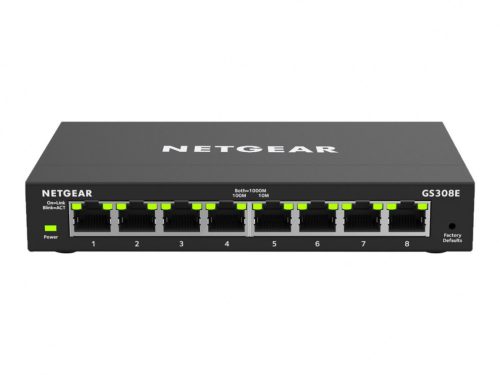 NETGEAR GS308E-100PES Netgear 8PT GIGE S