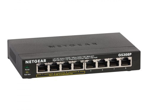 NETGEAR 8-Port unmanaged GB PoE Switch