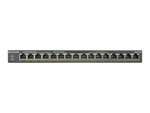 NETGEAR 16-Port Gb PoE+ Flex Switch