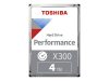 TOSHIBA X300 Performance 4TB HDD Retail