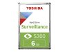 TOSHIBA S300 Surveillance 6TB HDD Bulk