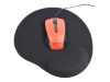 GEMBIRD MP-GEL-BK mouse pad