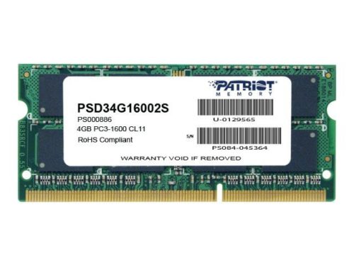 PATRIOT DDR3 SL 4GB 1600MHZ SODIMM