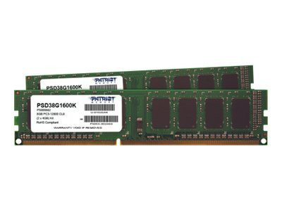 PATRIOT DDR3 SL 8GB 1600MHZ UDIMM KIT