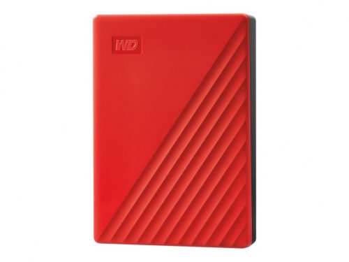 WD My Passport 4TB HDD Piros