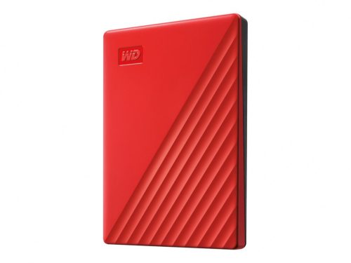 WD My Passport 2TB HDD Piros