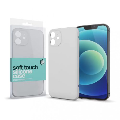 XPRO Soft Touch szilikon tok Slim törtfehér Apple iPhone 11 készülékhez