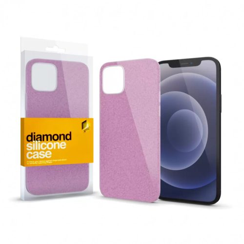 XPRO Szilikon tok Diamond Pink Apple iPhone 13 Pro készülékhez