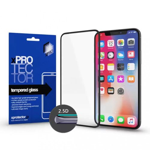 XPRO Tempered Glass Full 2.5D fekete 0.33 kijelzővédő üveg / üvegfólia Xiaomi Mi 11 Lite készülékhez