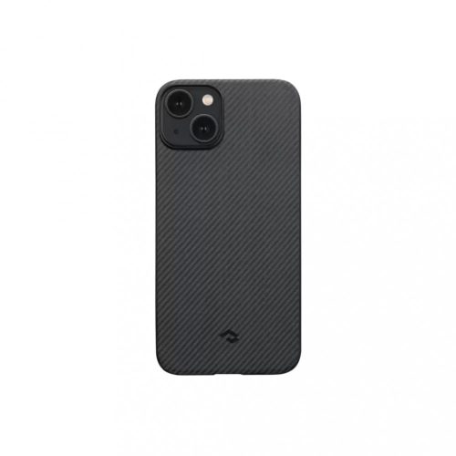 Pitaka MagEZ Case 3 Black / Grey Twill 600D Apple iPhone 14 Plus készülékhez - MagSafe rögzítéssel