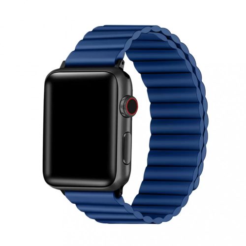 XPRO Apple Watch mágneses szilikon szíj kék 38mm / 40mm / 41mm