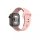 XPRO Apple Watch sport szilikon szíj Pink 42mm/44mm/45mm/49mm