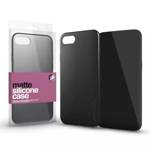 XPRO Szilikon matte tok ultravékony fekete Apple iPhone 15 Pro készülékhez