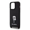 Karl Lagerfeld tok + crossbody strap fekete KLHCP15XSASKNPBK Apple Iphone 15 Pro Max készülékhez