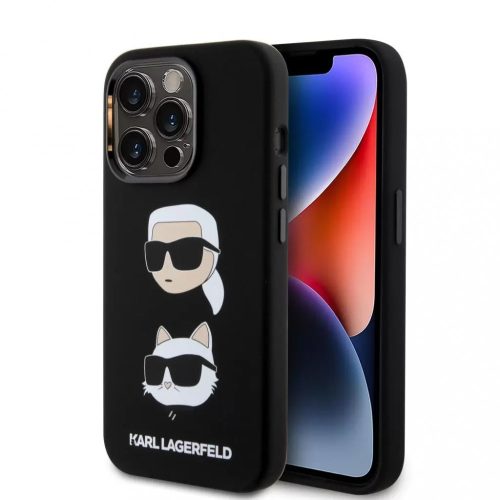 Karl Lagerfeld tok fekete KLHCP15LSDHKCNK Apple Iphone 15 Pro készülékhez