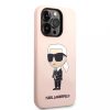 Karl Lagerfeld tok pink KLHCP15XSNIKBCP Apple Iphone 15 Pro Max készülékhez