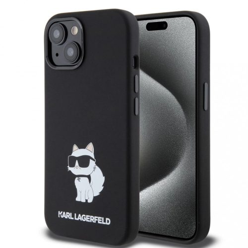 Karl Lagerfeld tok fekete KLHCP15SSNCHBCK Apple Iphone 15 készülékhez