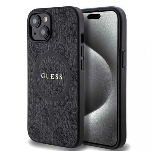 Guess tok Fekete Apple iPhone 15 Plus készülékhez GUHMP15MG4GFRK