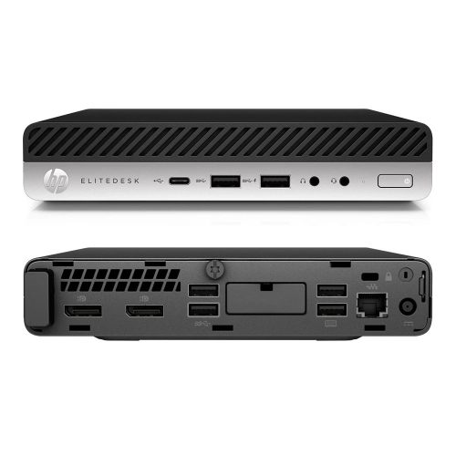 HP EliteDesk 800 G5 DM / Intel i5-9500T / 8 GB / 256GB NVME / NOCAM / Intel UHD Graphics 630 / Win 11 Pro 64-bit használt PC