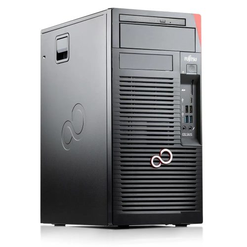 Fujitsu Celsius W580 Workstation / Intel Xeon E-2246G / 16GB / 512GB SSD + 2TB HDD / NVIDIA Quadro P620 2GB / Win 11 Pro 64-bit használt PC