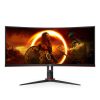 AOC Ívelt Gaming 144Hz VA monitor 34" CU34G2X/BK, 3440x1440, 21:9, 300cd/m2, 1ms, 2xHDMI/2xDisplayPort/4xUSB