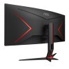 AOC Ívelt Gaming 144Hz VA monitor 34" CU34G2X/BK, 3440x1440, 21:9, 300cd/m2, 1ms, 2xHDMI/2xDisplayPort/4xUSB