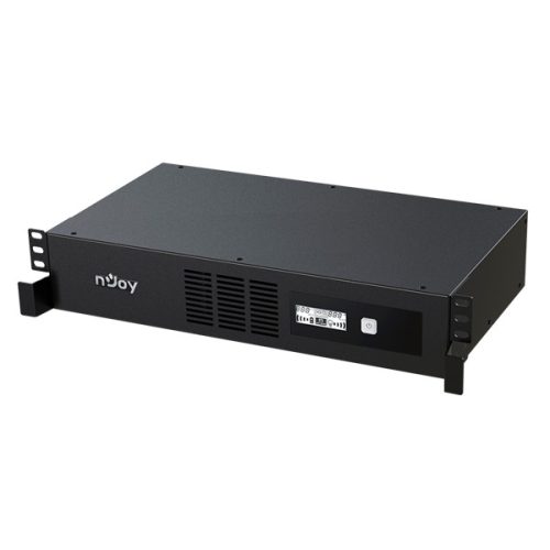 NJOY Szünetmentes Code 800, 800VA, 480W, Line-Interactive, rack (2U), LCD display