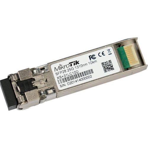 MIKROTIK SFP Modul Single-Mode, Dual LC UPC, 1Gbit/10Gbit/25Gbit, 10km - XS+31LC10D