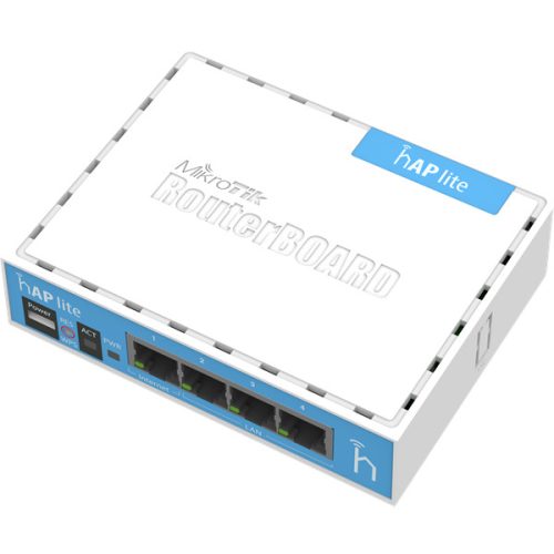 MIKROTIK Wireless Router RouterBOARD 2,4GHz, 4x100Mbps, 300Mbps, Asztali - RB941-2ND