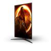 AOC Gaming 165Hz IPS monitor 27" 27G2SPU/BK, 1920x1080, 16:9, 250cd/m2, 1ms, 2xHDMI/DP/VGA/4xUSB, Pivot, hangszóró